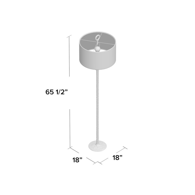 Verrett 65.5'' Traditional Floor Lamp