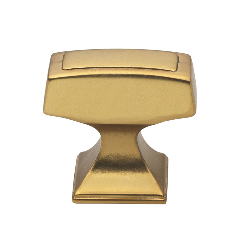 Deco 1 1/8" Length Bar Knob Multipack, Brass Gold