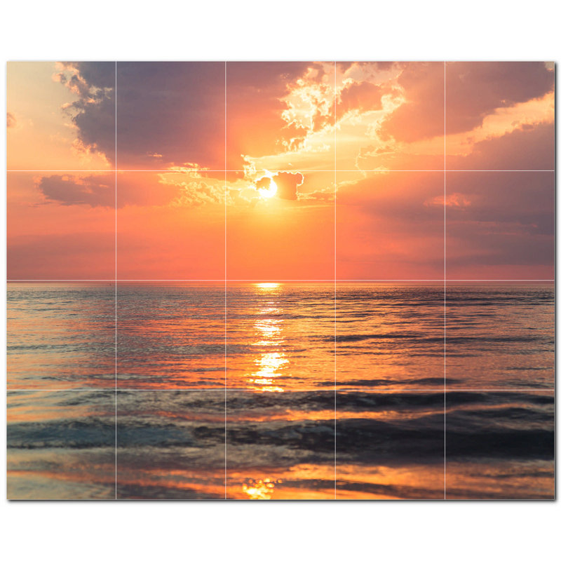 Panneau décoratif en céramique satinée 8 po x 8 po
