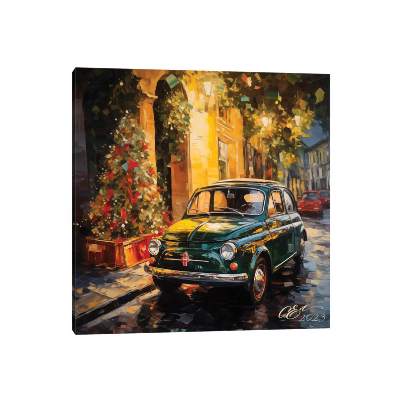 Palermo Nocturne - reproduction d'art sur toile tendue, H 12 po x l 12 po, Toile tendue, Ne s’applique pas