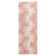 NICOLE MILLER NEW YORK Kendall Fluted Geo Handcrafted Wool Area Rug Rose