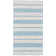 Tapis turquoise / blanc Aariz