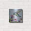 Art mural en métal «Hummingbird 2 Florals» par Jeanette Vertentes-1898455414