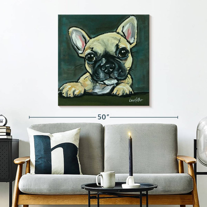 Crowle Frenchie Pup, H 30 po x l 30 po