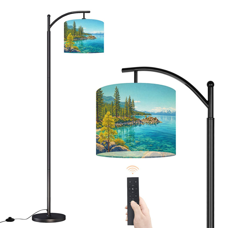Lampe sur pied Arc avec abat-jour réglable Lake Tahoe Cove