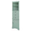 Armoire de rangement pour salle de bain, armoires de rangement triangulaires avec 3 tiroirs et tablette réglable, armoire d'angle haute-1831406289