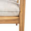 Chaise longue d'extérieur en bois d'acacia Terassi, ensemble de 2
