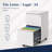 Bizoe White 2-Drawer Mobile Vertical Filing Cabinet with Lock and Interlock, 17 Inch Wide Steel Storage File Cabinet with Anti-Tip Fifth Wheel and Full Extension Drawers for Legal Letter Files-289533633