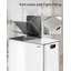 Poubelle et poubelle de recyclage double 10,6 gallons GarveeHome - acier inoxydable, anti-traces de doigts, couvercle à fermeture en douceur