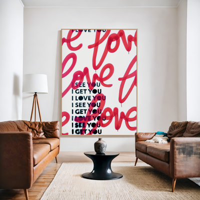 “Big Pink Love” By Kent Youngstrom Painting Print