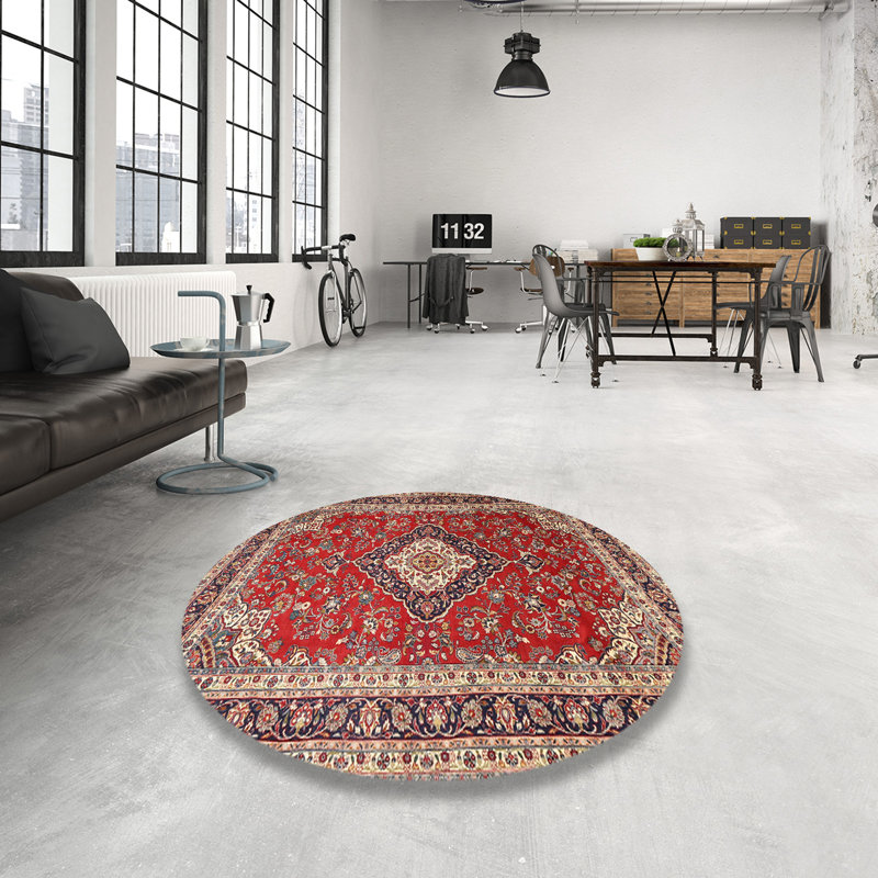 Sumaiyah Oriental Indoor Rug, Round 7'
