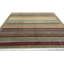 Tapis unique en laine noué à la main beige / jaune / rouge de 8 pi x 10 pi Indian