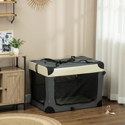 Collapsible Pet Carrier with 3 Doors