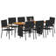 9 Piece Garden Dining Set-1592656114