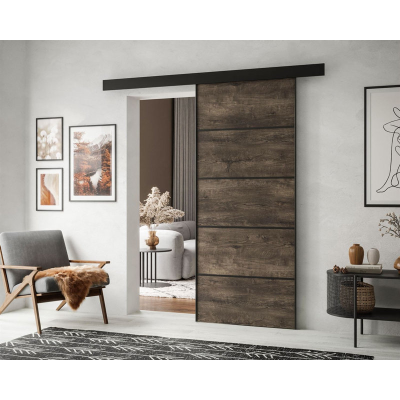 HINOKI PLUS Sliding Doors, 106 cm, Dark Ash