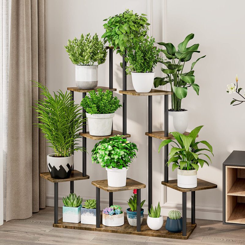 Support pour plante Gerriet, Brun