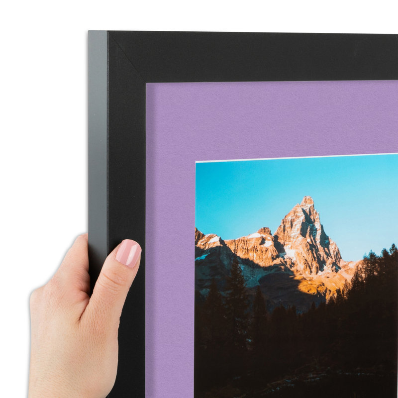 Cadre pour photo simple 8,5 po x 11 po, Brume lavande