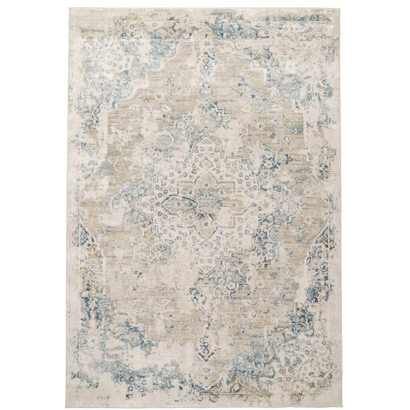 Grisby Oriental Indoor Rug, Rectangle 3'11" x 5'7"