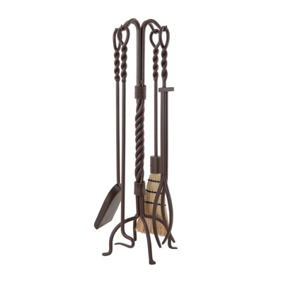 Shaurya Iron Fireplace Tool Set