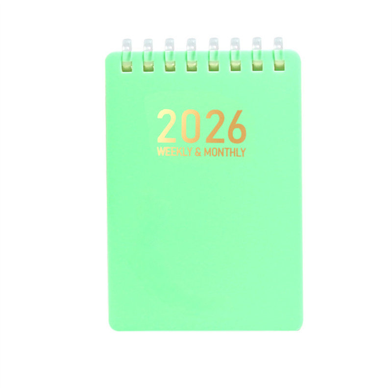 un cahier A7 Mini, Green