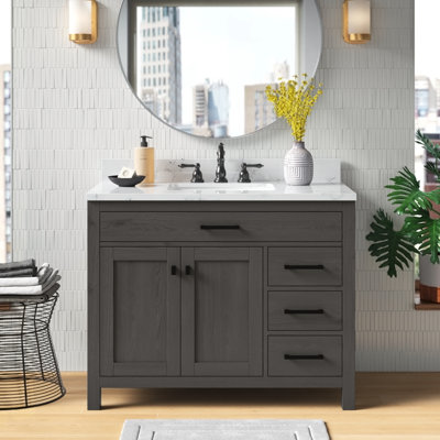 Ensemble de meuble-lavabo simple 42 po Ajiya