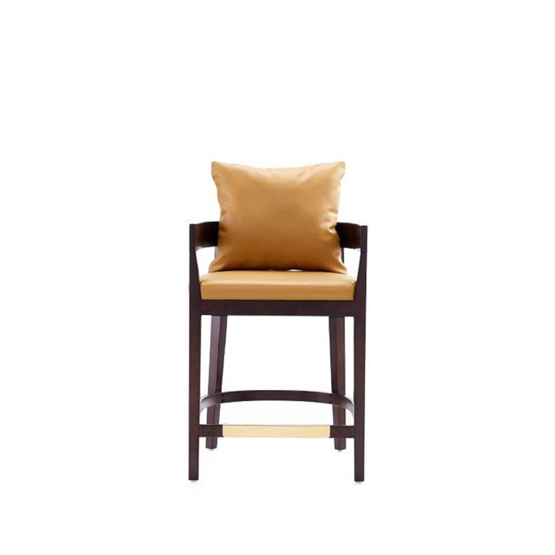Tabouret de comptoir Ritz Mid-Century, Tabouret de comptoir (siège d'une hauteur de 26,5, Chameau