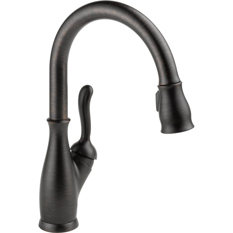 Leland Pull Down Sprayer Kitchen Sink Faucet, Single Handle Kitchen Faucet, Venetian Bronze