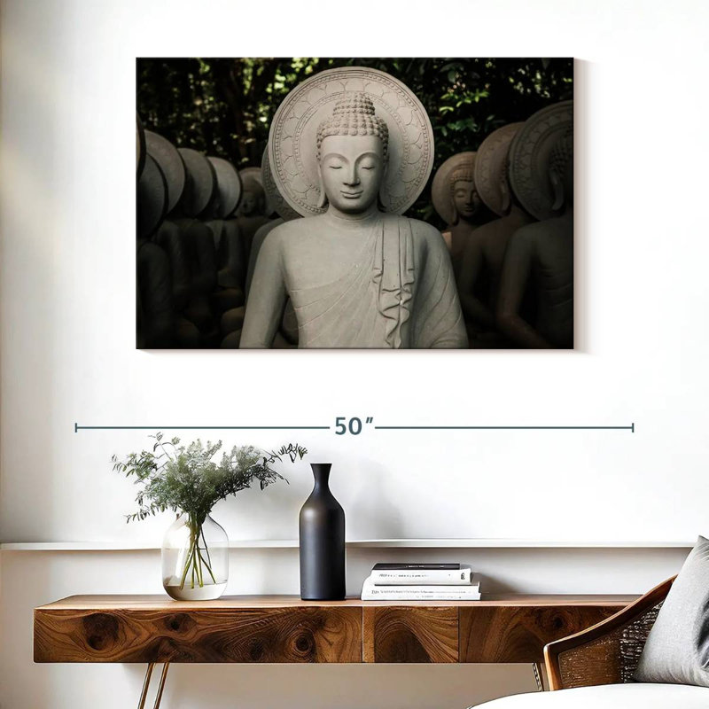 Adella Kantharaj Buddhas, 26" H x 39" W