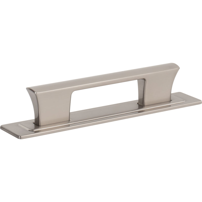 Modern Brushed Nickel 3 3/4" Cabinet Bar Pull
