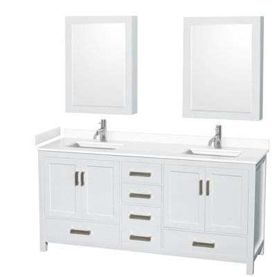 Ensemble de meuble-lavabo double 72 po Sheffield