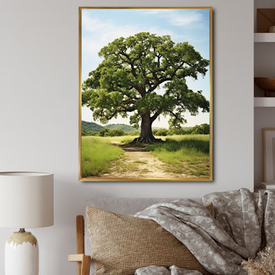 Paysage avec des impressions sur toile