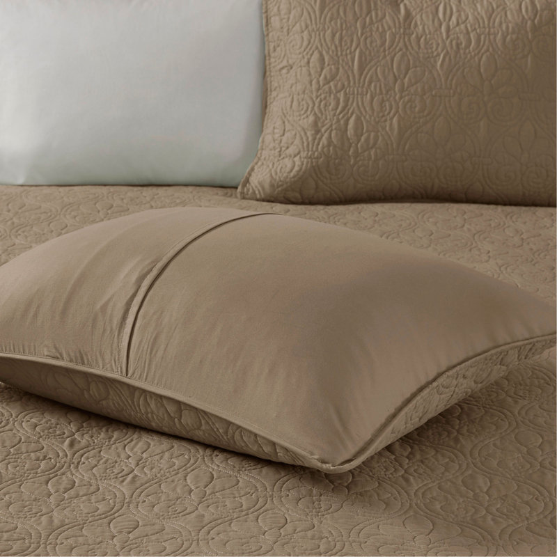 Reversible Quilt Set Mocha King/Cal
