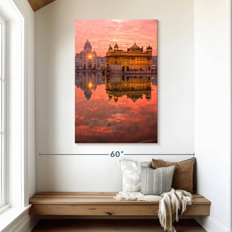 Aime Harmandir Sahib Reflection, 48" H x 32" W