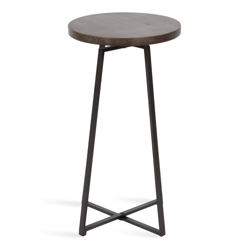 Larzelere End Table, Black, Gray