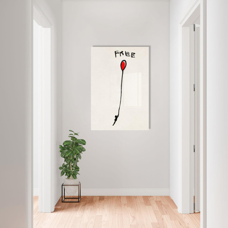 Boze Accent on Tempered Glass, 100cm H x 70cm W