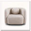 Fauteuil d'appoint pivotant rembourré Boucle-1175176590
