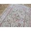 Tapis oriental turc Oushak beige noué à la main 4 pi 2 po x 6 pi 8 po D7EA2DC4103A4BF9BC1C604B1BE020FE