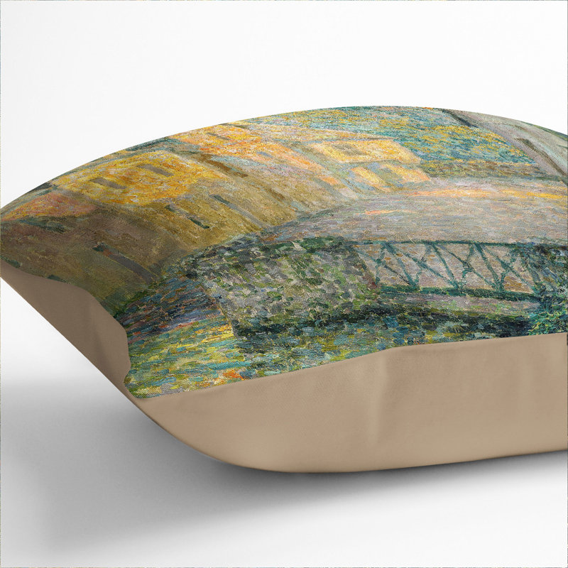 Square Throw Cushion, 55cm H x 55cm W x 20cm D, Stone