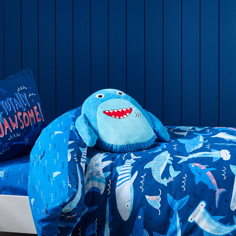 Sheldon the Shark 3D Shaped Cushion