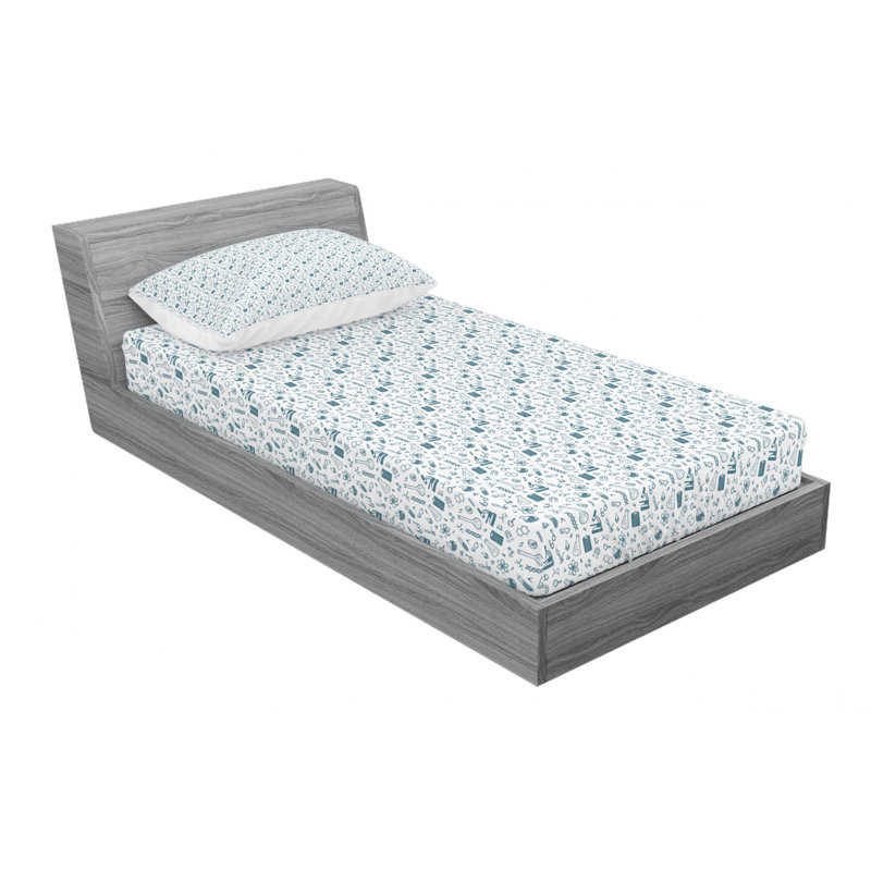 Microfiber Sheet Set, Twin Sheet Set with Fitted Sheet