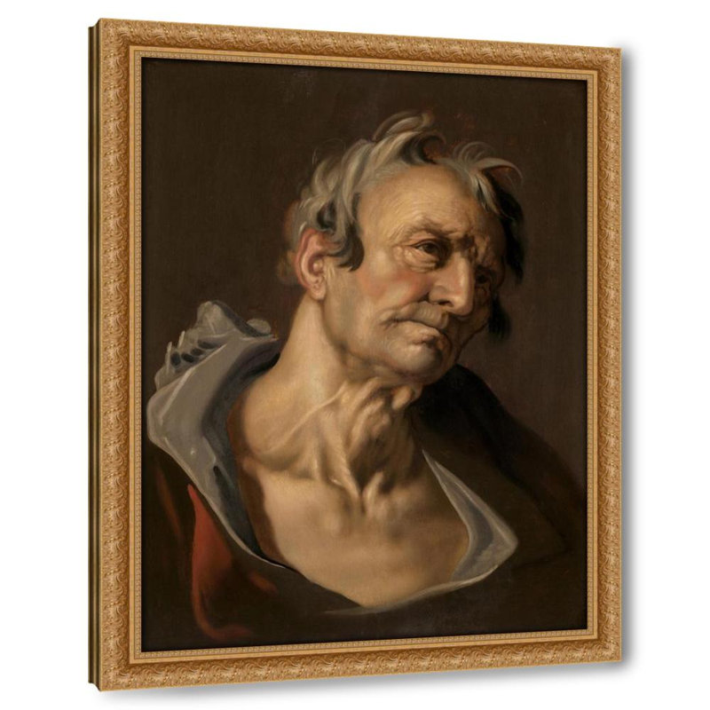 Tête d'un vieil homme (1625), H 32 po x l 25 po