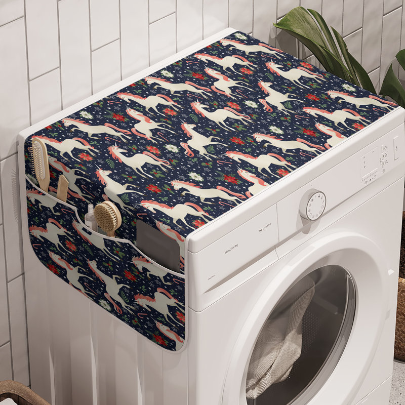 Paquet de 2 pochettes indigo et coquille d'œuf de 47 po x 18,5 po East Urban Home Poinsettia