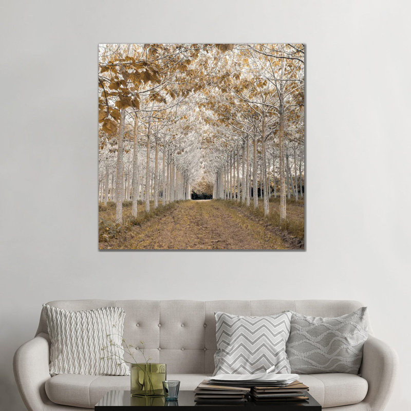 " White Gold " by Assaf Frank, No Frame, 48" H x 48" W, Wrapped Canvas