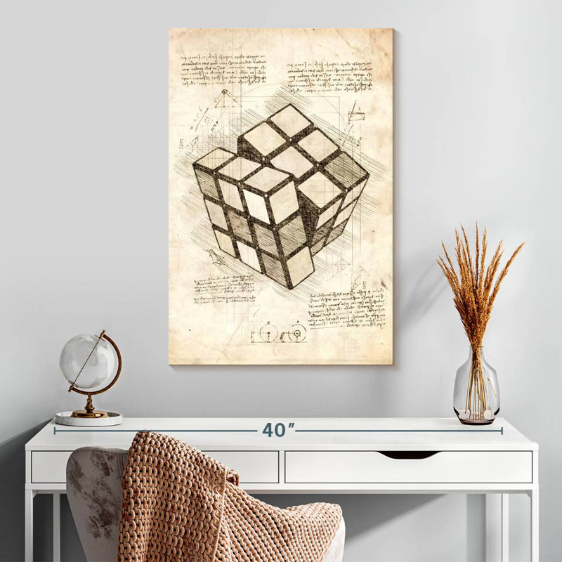 Cube Laelle Rubik, H 30 po x l 20 po