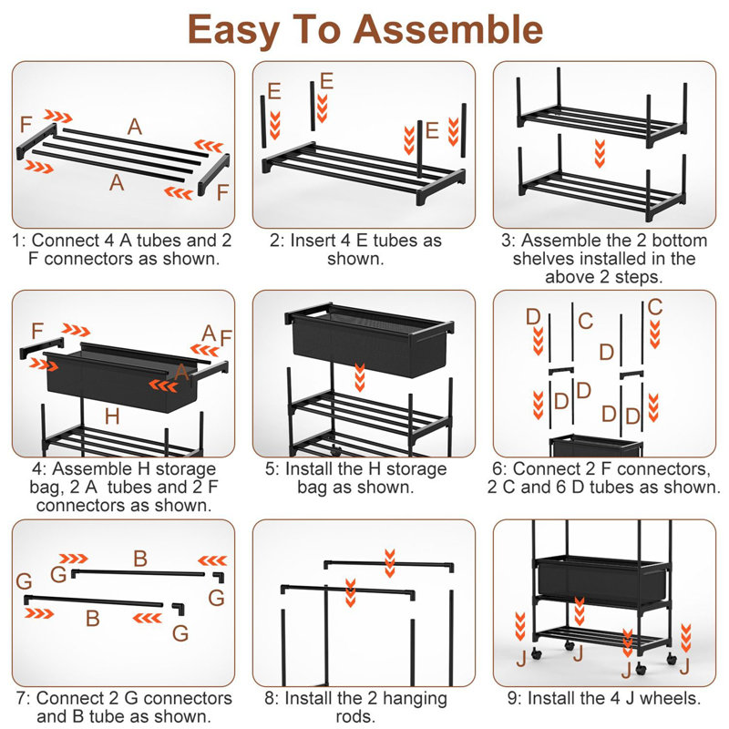 Portable Clothing Rack