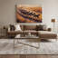 «Dogs Azawagh Brown», art mural sur toile-895078939