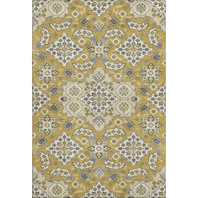Tapis Global Premium Xamiera AMF1853 lavable à la machine, Rectangulaire 8 pi x 10 pi