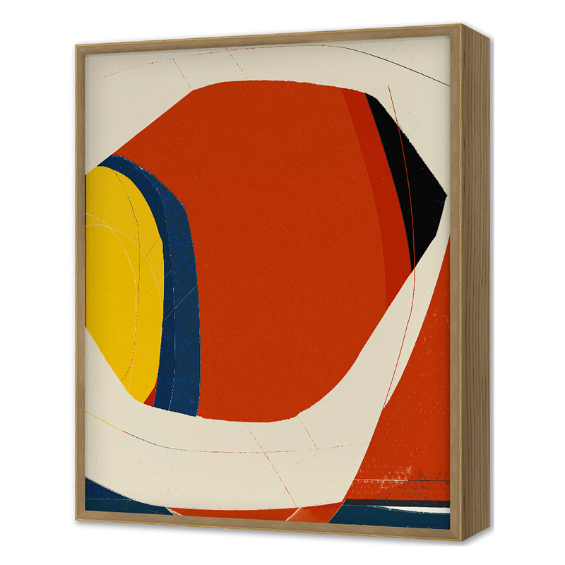 Oddment Collection 10 Print by Todaro, Katie, 40'' H x 32'' W, Oak Single Picture Framed