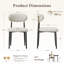 Chaise d'appoint rembourrée avec structure en métal-638282086