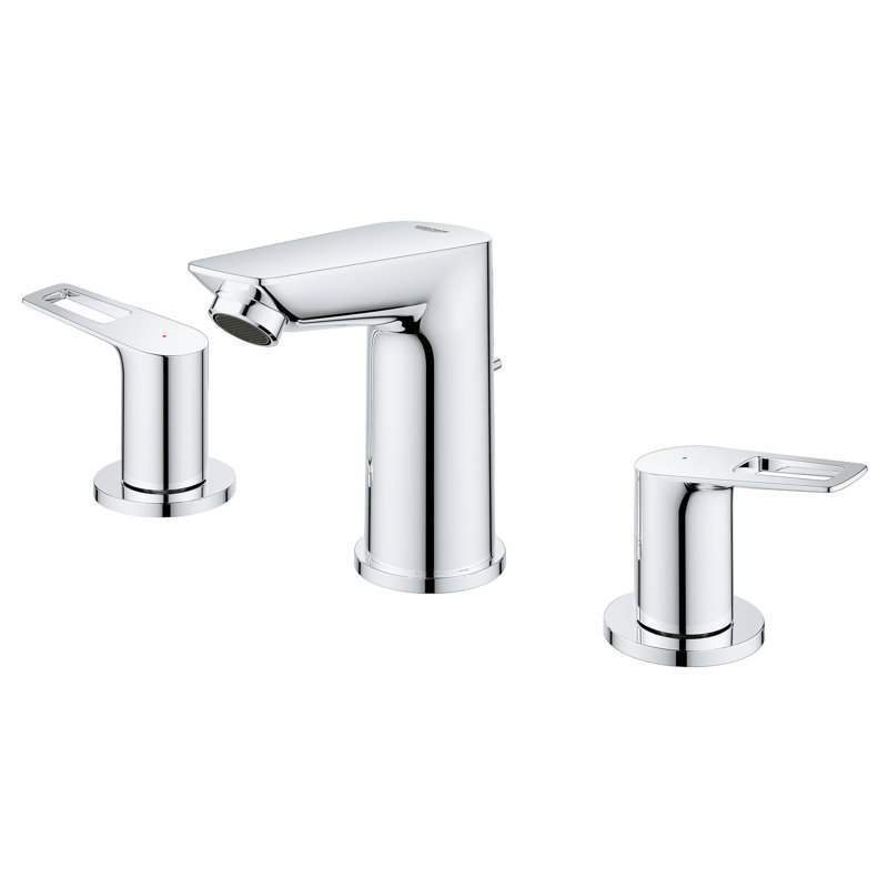 BauLoop Widespread Bathroom Faucet with Drain Assembly